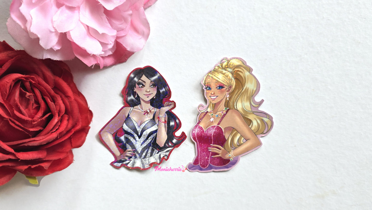 Dreamhouse Doll Movie Holographic Stickers