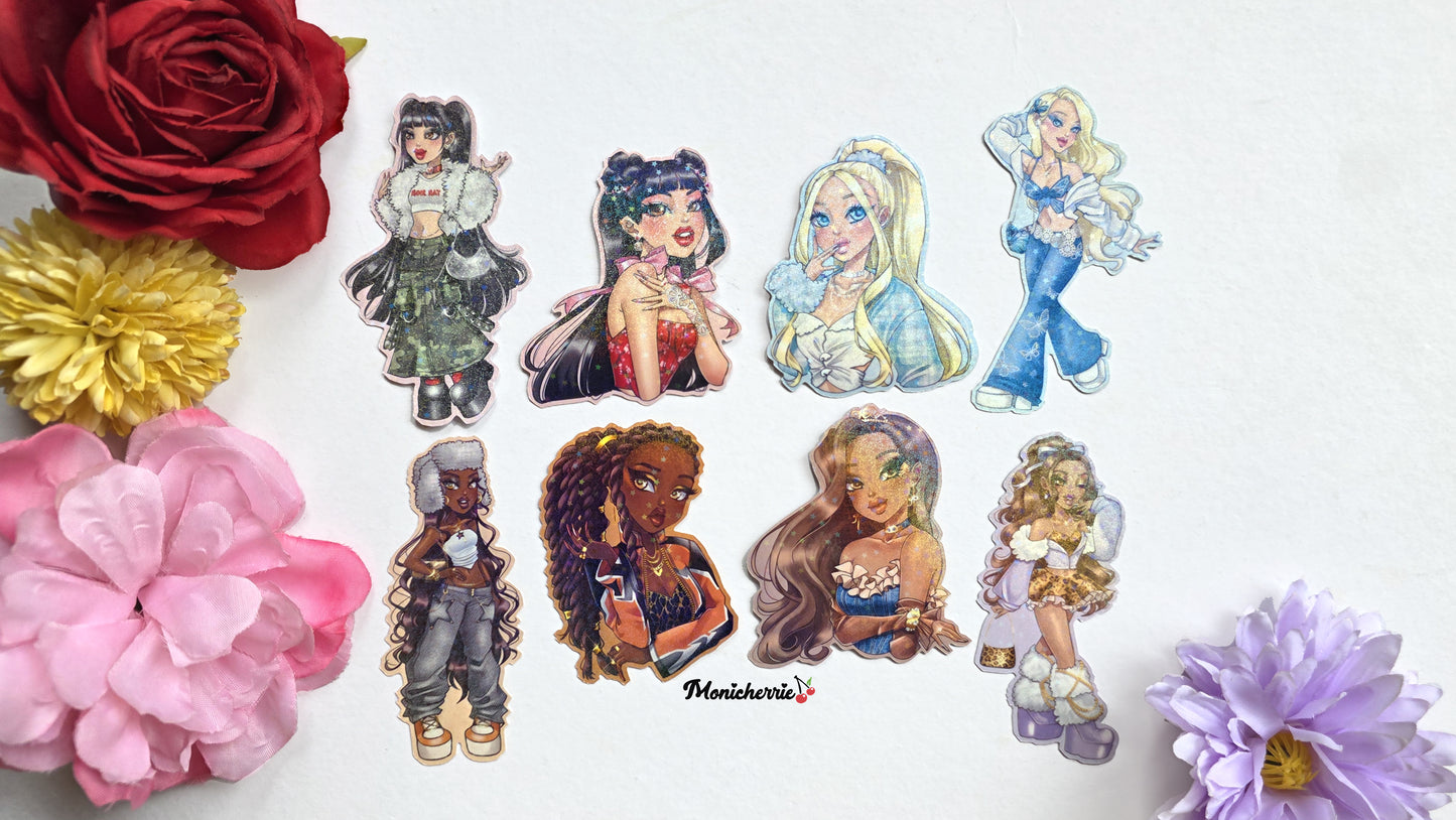 Bratz Dolls Holographic Stickers