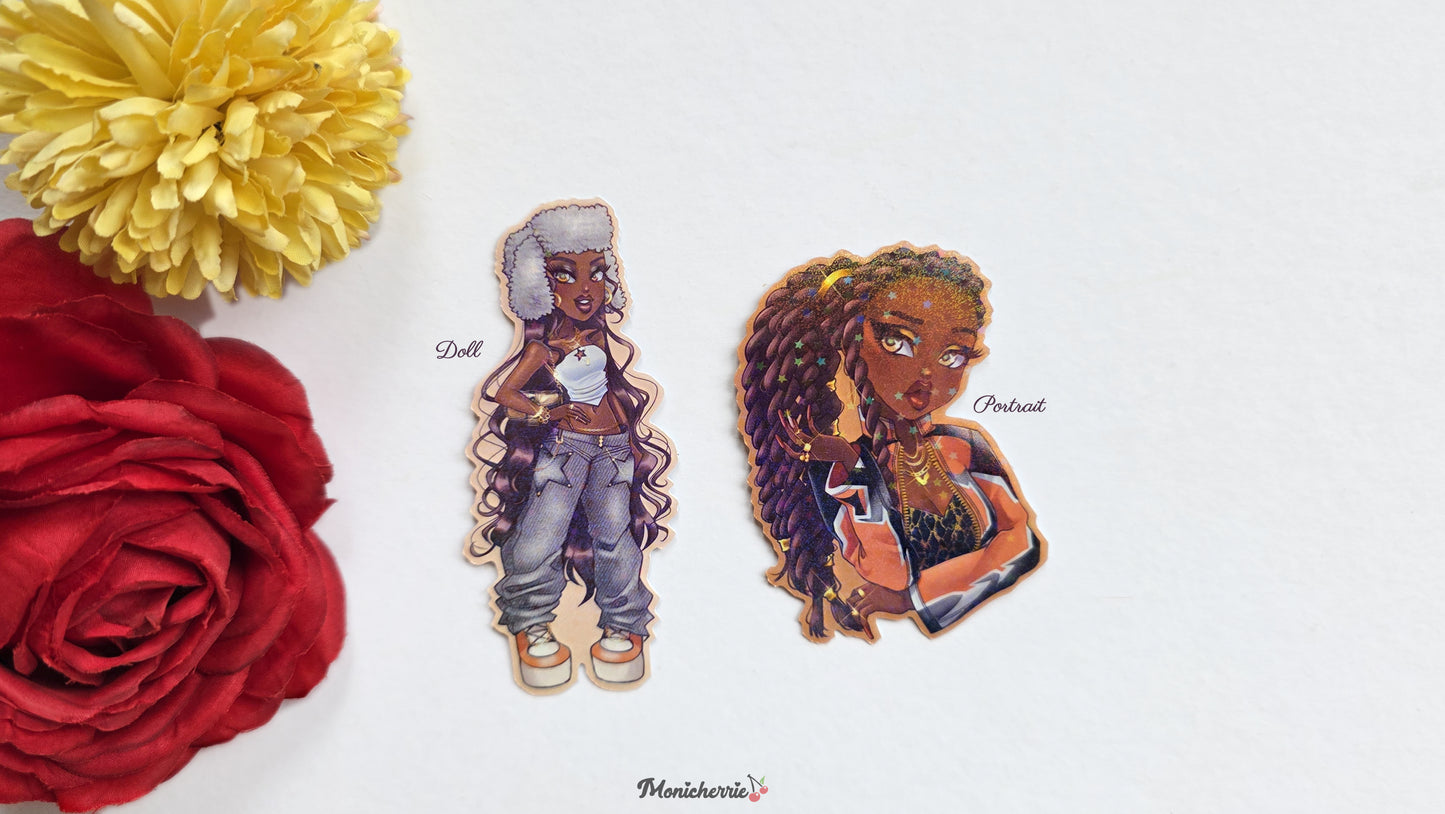 Bratz Dolls Holographic Stickers