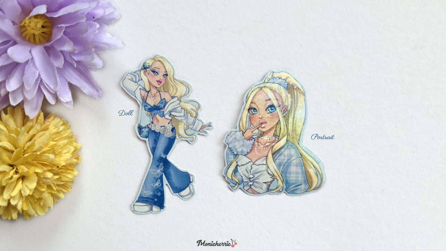 Bratz Dolls Holographic Stickers