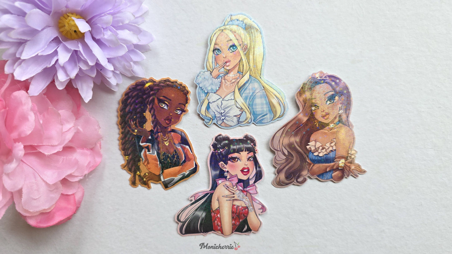 Bratz Dolls Holographic Stickers