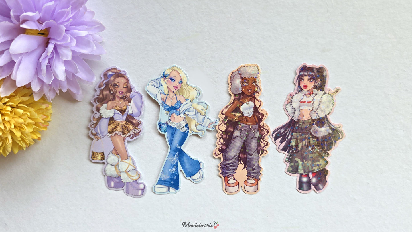 Bratz Dolls Holographic Stickers