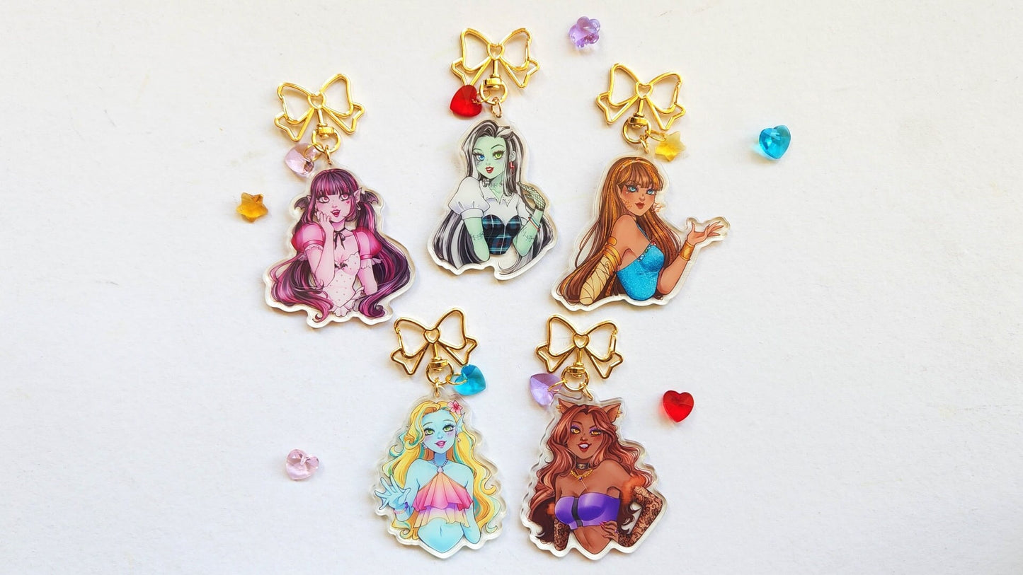 Monster Girls Keychain