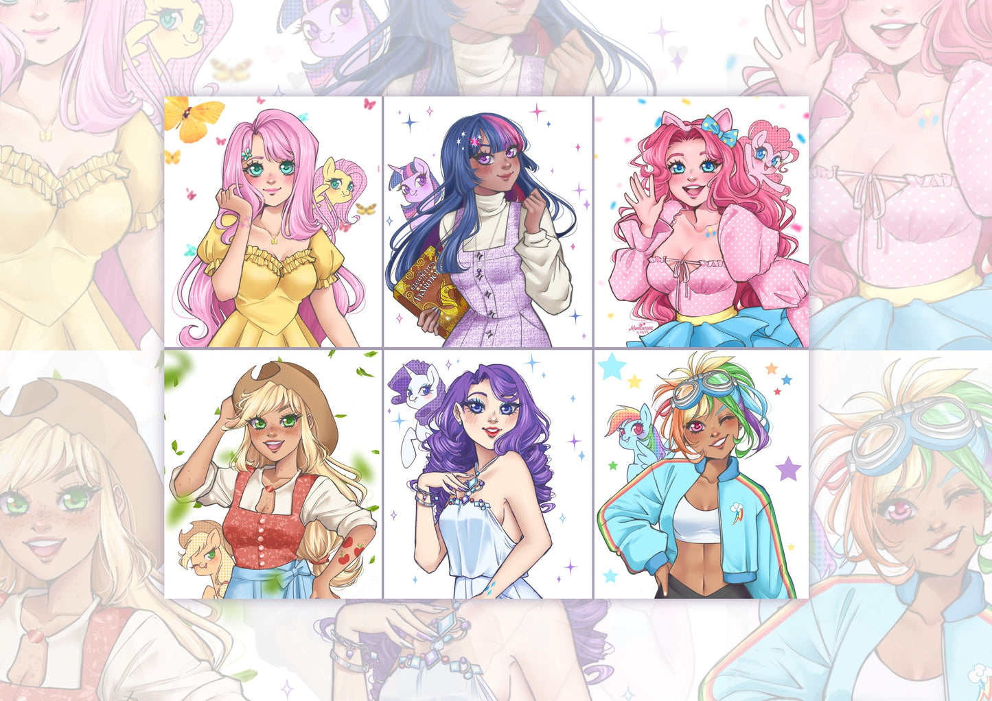 Pony Girls Anime Bishoujo Prints