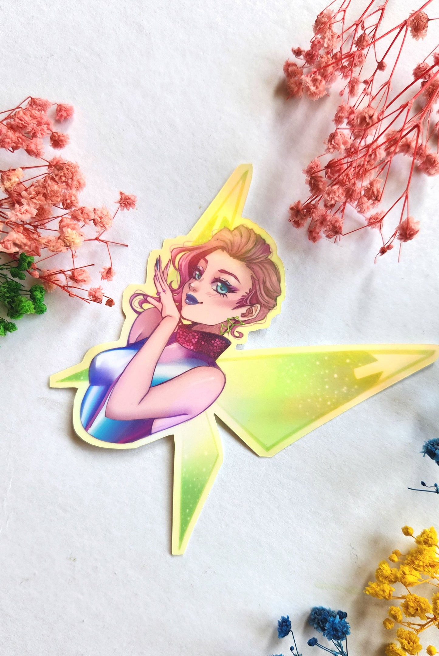 Designer Fairies Holographic Stickers