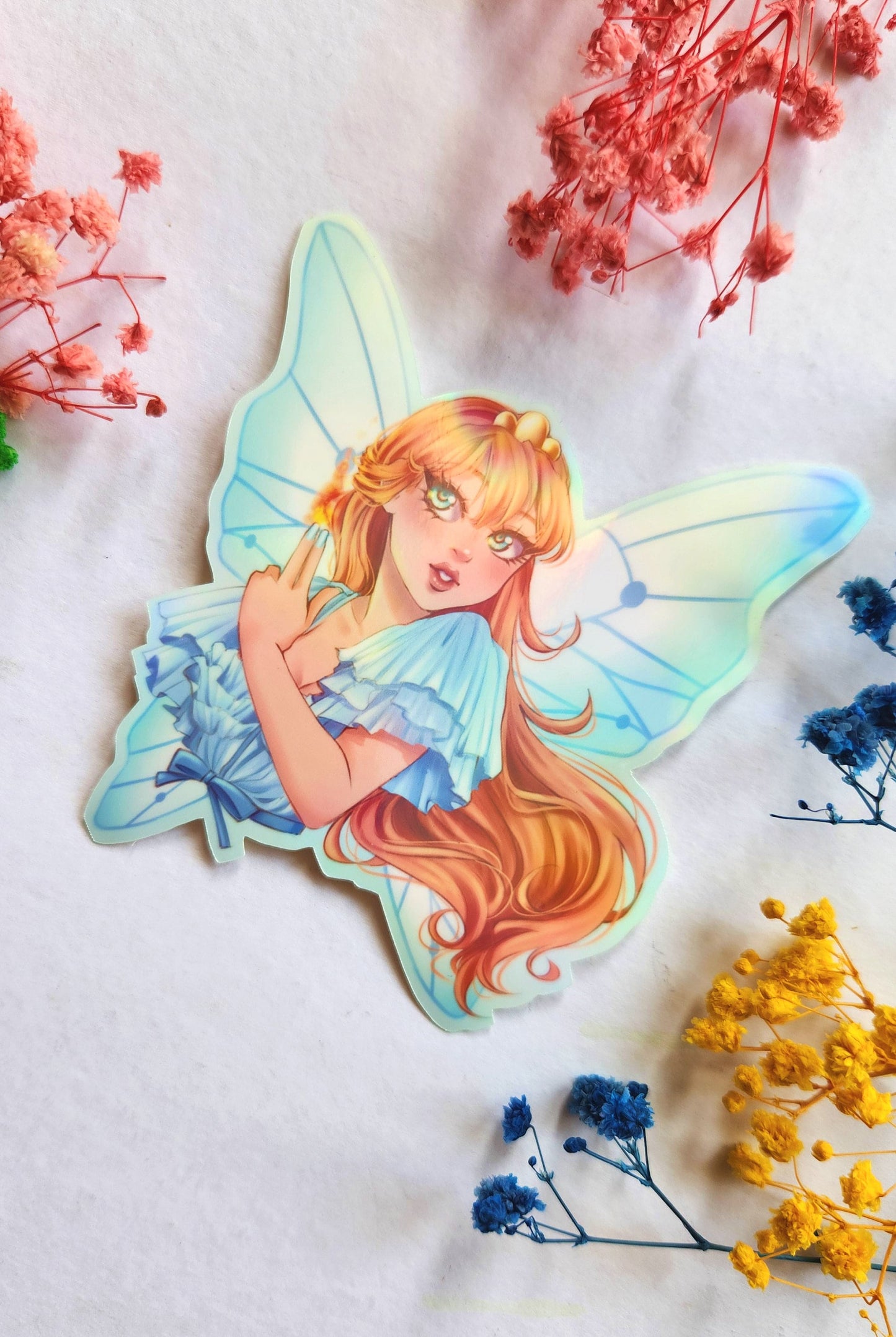 Designer Fairies Holographic Stickers