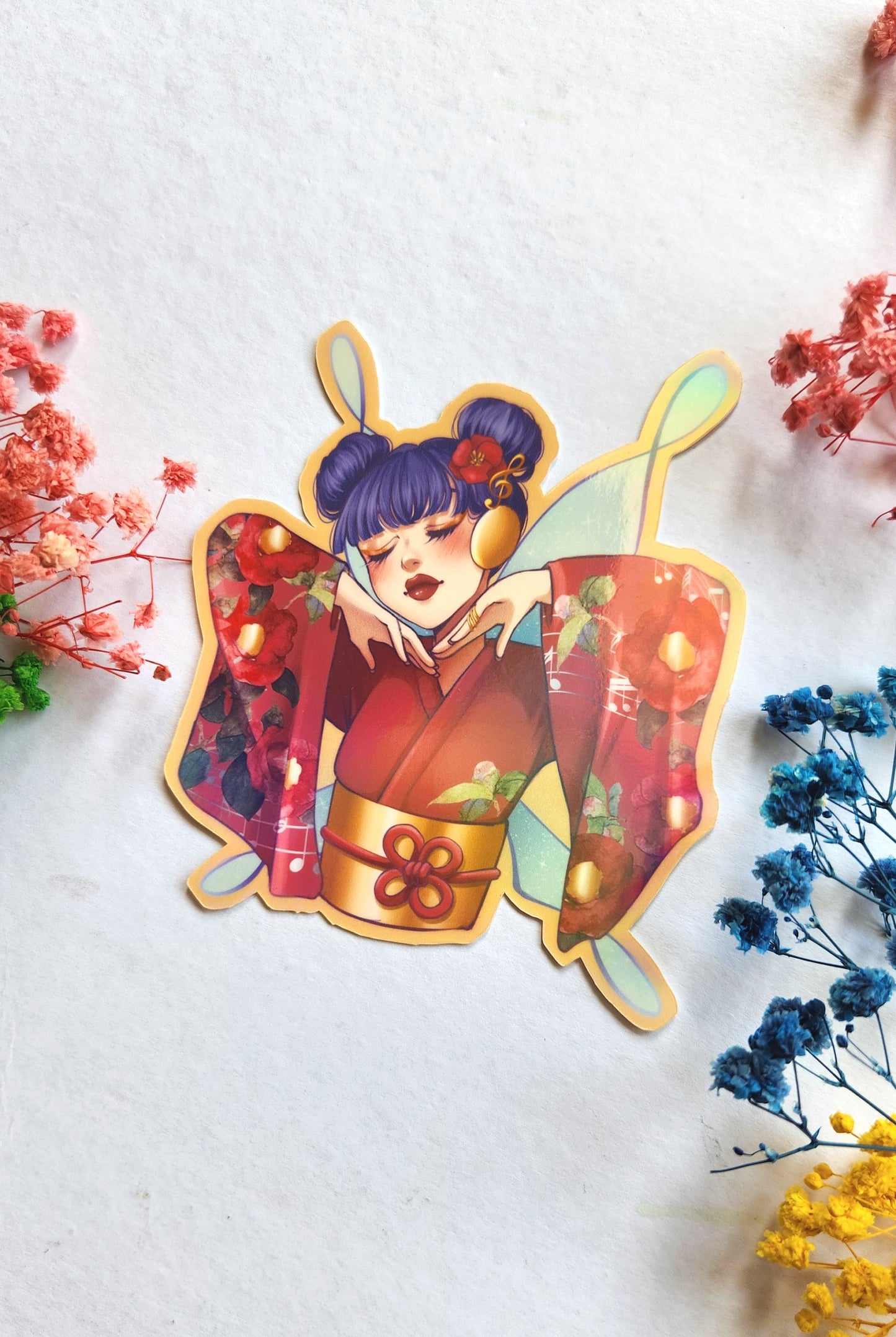 Designer Fairies Holographic Stickers