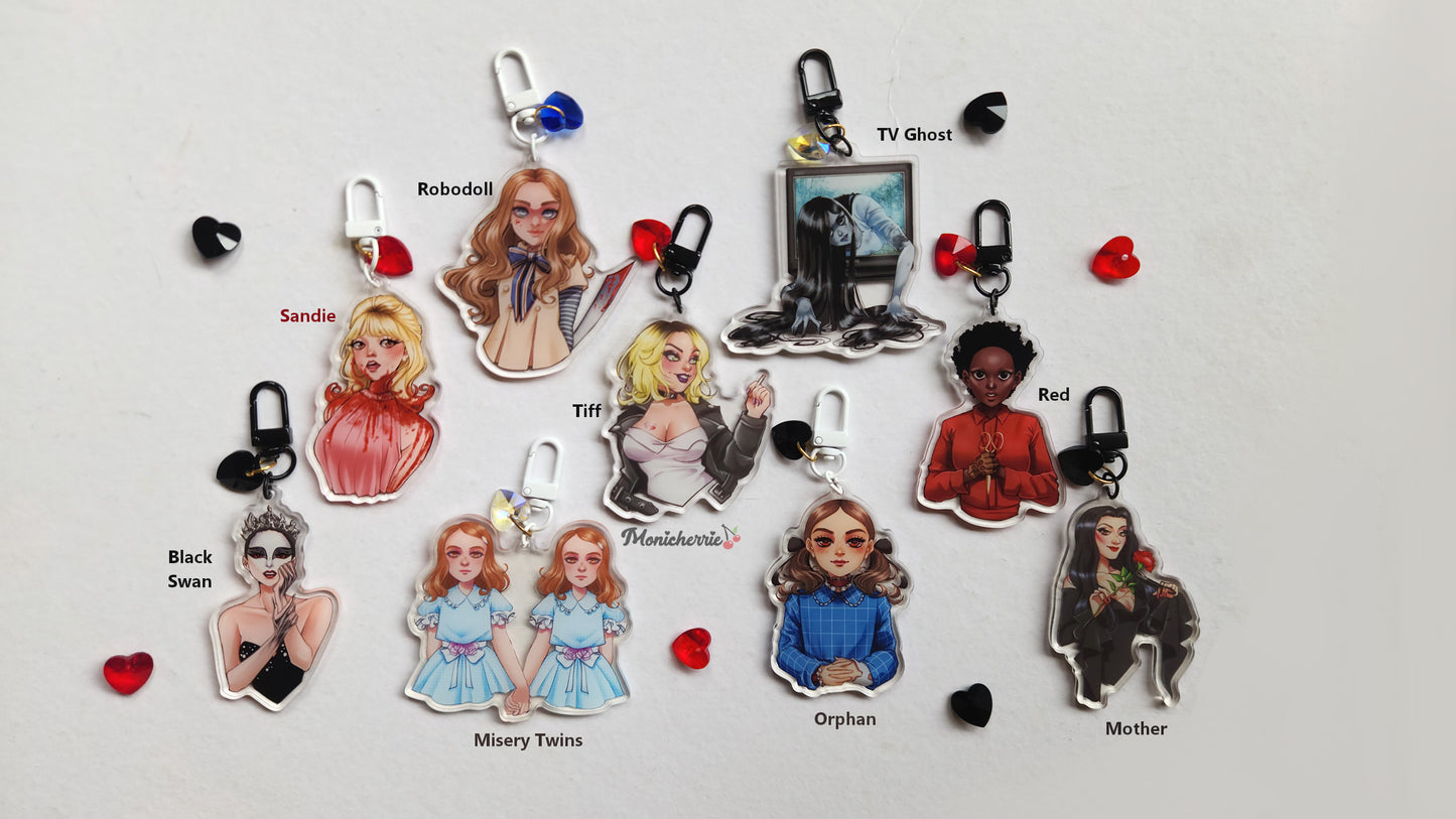 Horror Girls Keychain