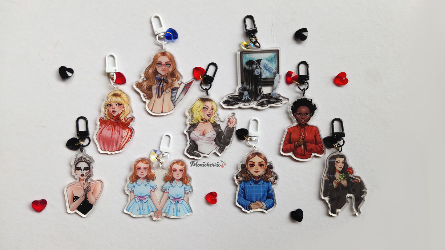 Horror Girls Keychain