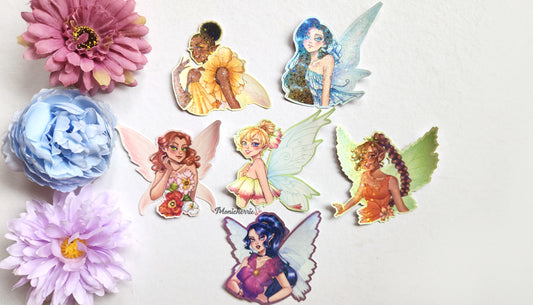 Pixie Hollow Holographic Stickers