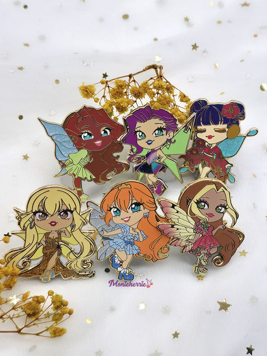 Butterfly Fairies Enamel Pin