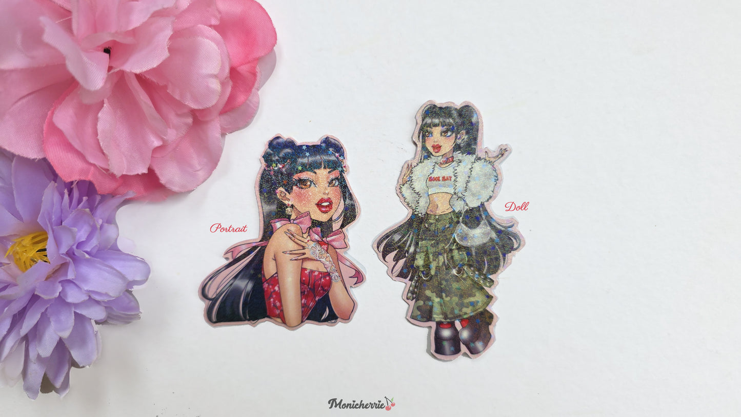 Bratz Dolls Holographic Stickers