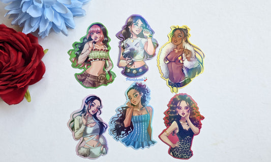 Katseye Holographic Stickers and Prints