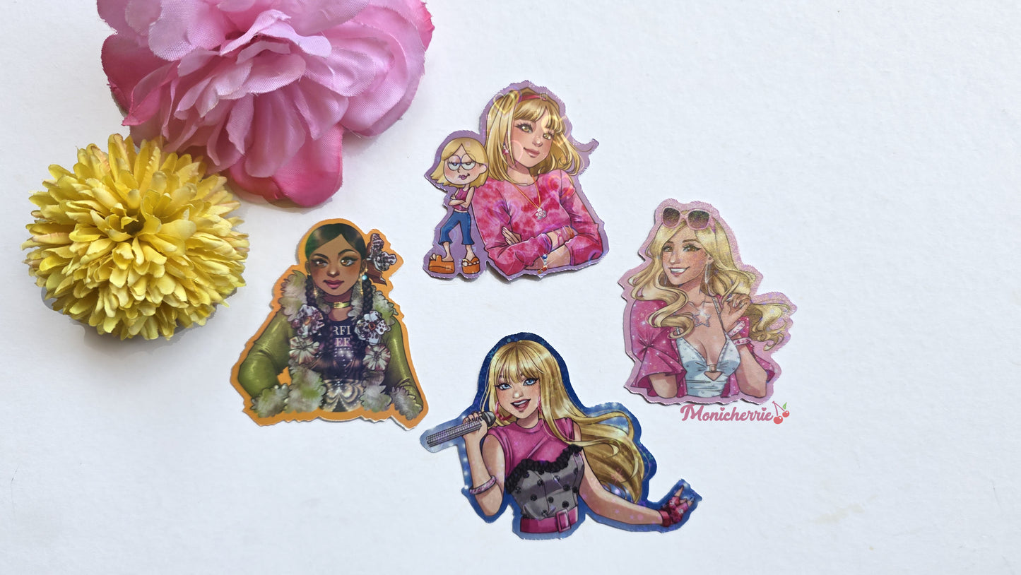 Disney Teen Stars Holographic Stickers