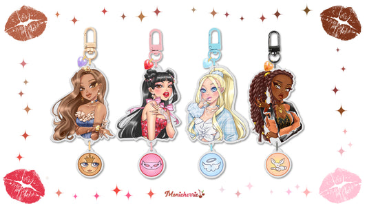 Bratz Dolls Acrylic Keychains