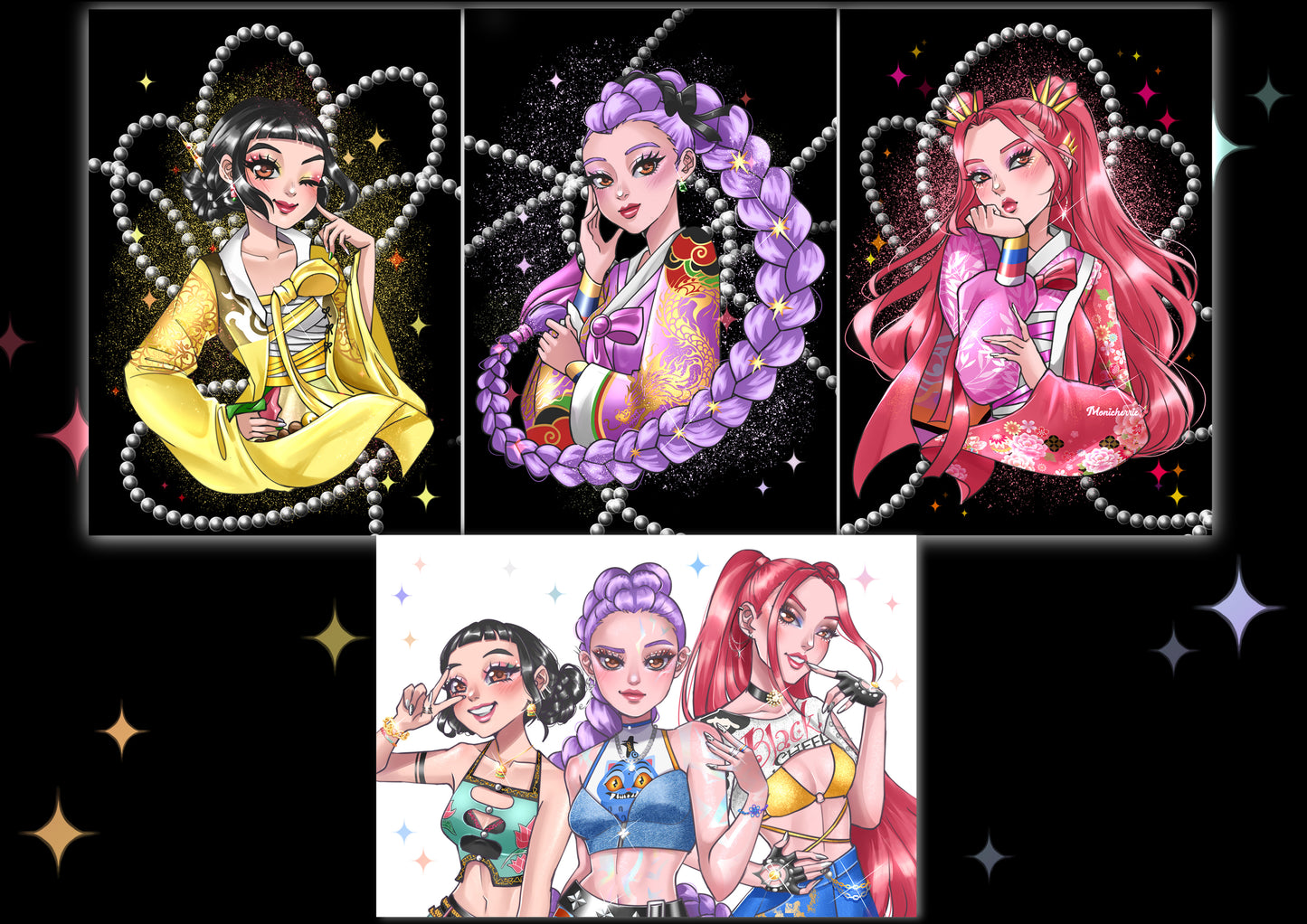 Huntrix Prints