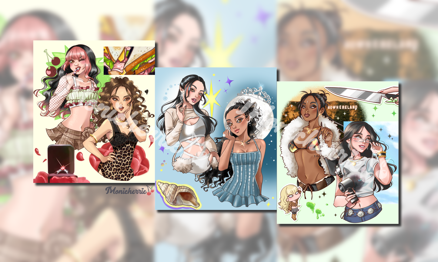 Katseye Holographic Stickers and Prints