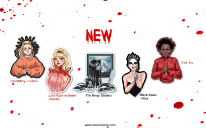 Horror Girls Stickers