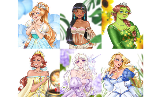 Non-Disney Princess Prints