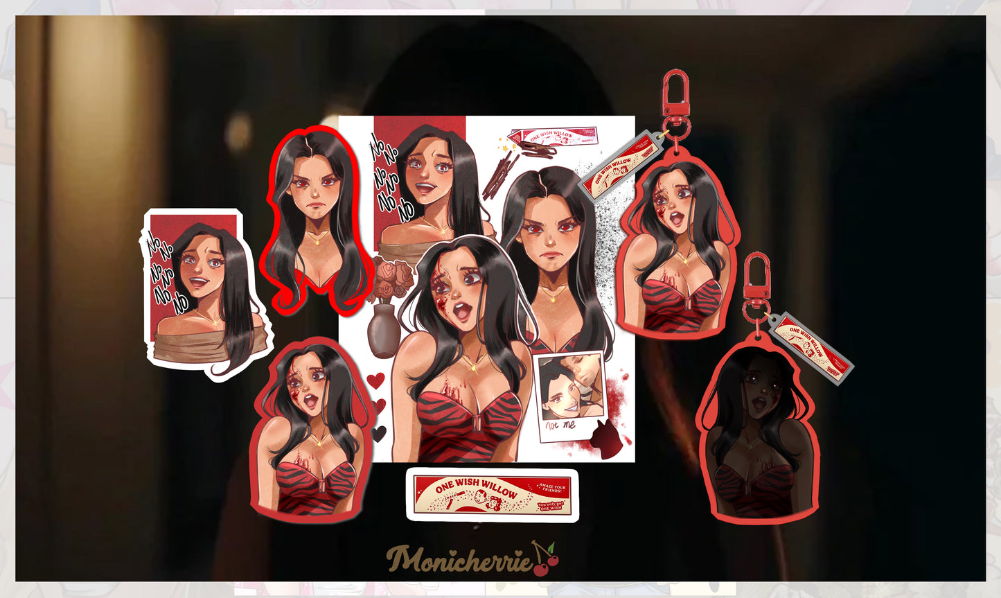 PREORDER Obsession Nikki Stickers, Print and Keychain