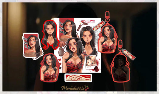 PREORDER Obsession Nikki Stickers, Print and Keychain