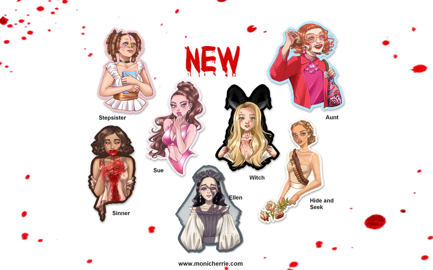 Horror Girls Keychain