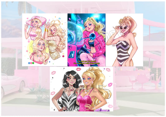 Barbie Doll Movie Prints