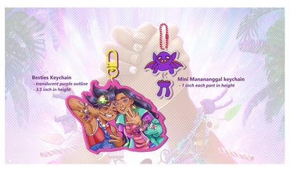 Forgotten Island Acrylic Keychain, Print and Stickers