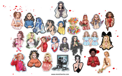 Horror Girls Stickers