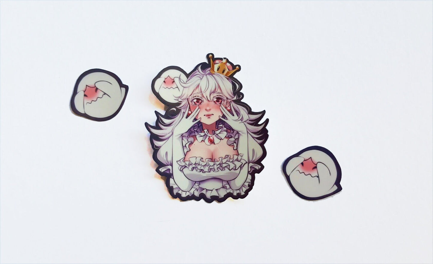 Bowsette, Boosette & Chompette Stickers
