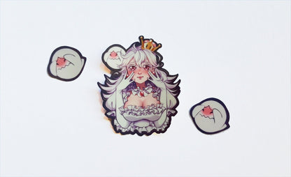 Bowsette, Boosette & Chompette Stickers