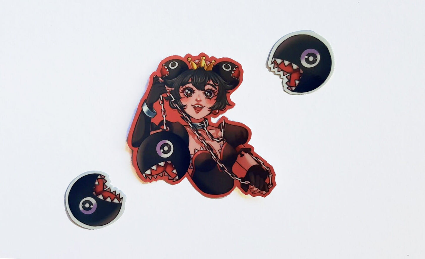 Bowsette, Boosette & Chompette Stickers