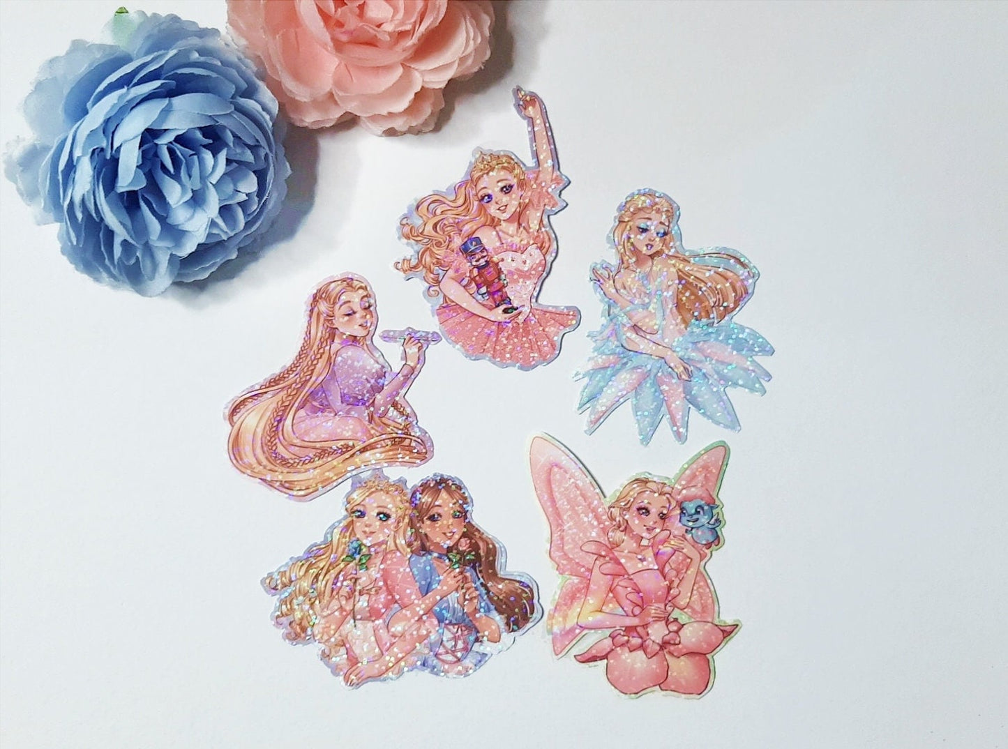 Barbie Doll Princess and Fairy Movie Stickers