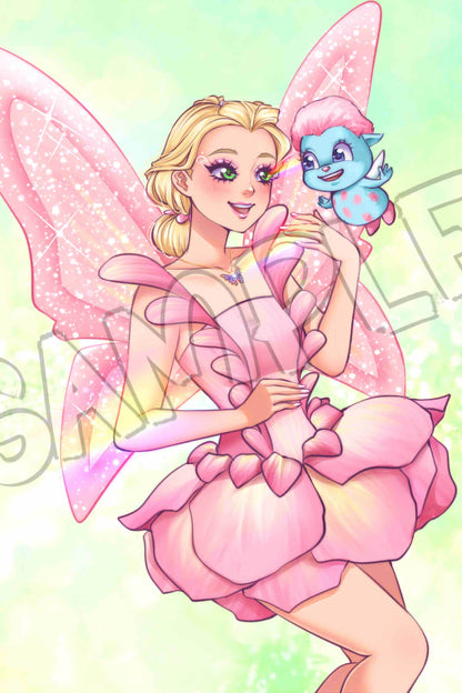 Barbie Doll Princess and Fairy Movie Prints