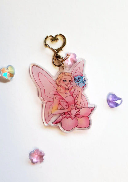 Barbie Doll Princess and Fairy Movie Keychains
