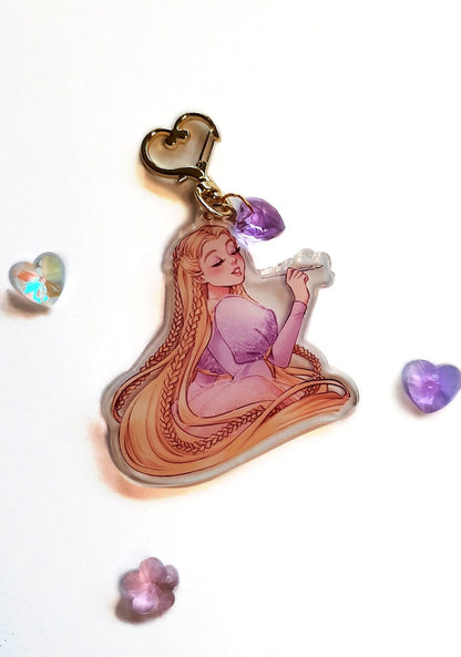 Barbie Doll Princess and Fairy Movie Keychains