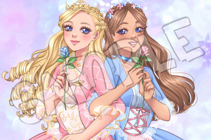 Barbie Doll Princess and Fairy Movie Prints