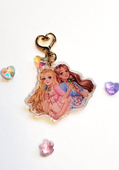 Barbie Doll Princess and Fairy Movie Keychains