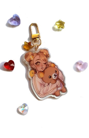 Kawaii anime friends keychains