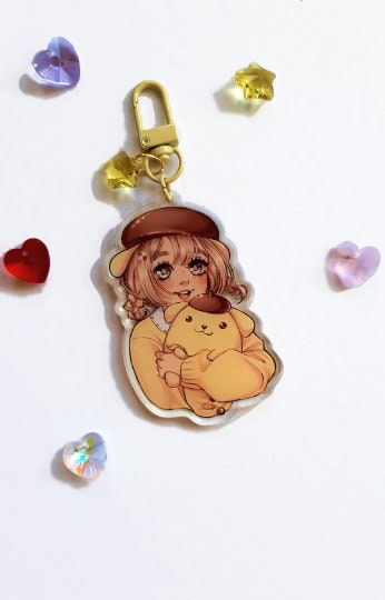 Kawaii anime friends keychains