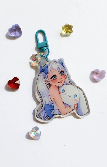 Kawaii anime friends keychains