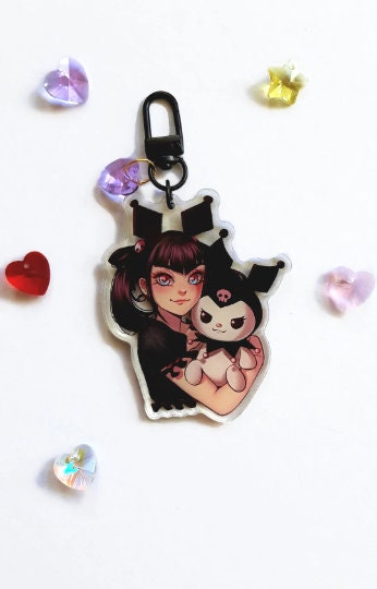 Kawaii anime friends keychains