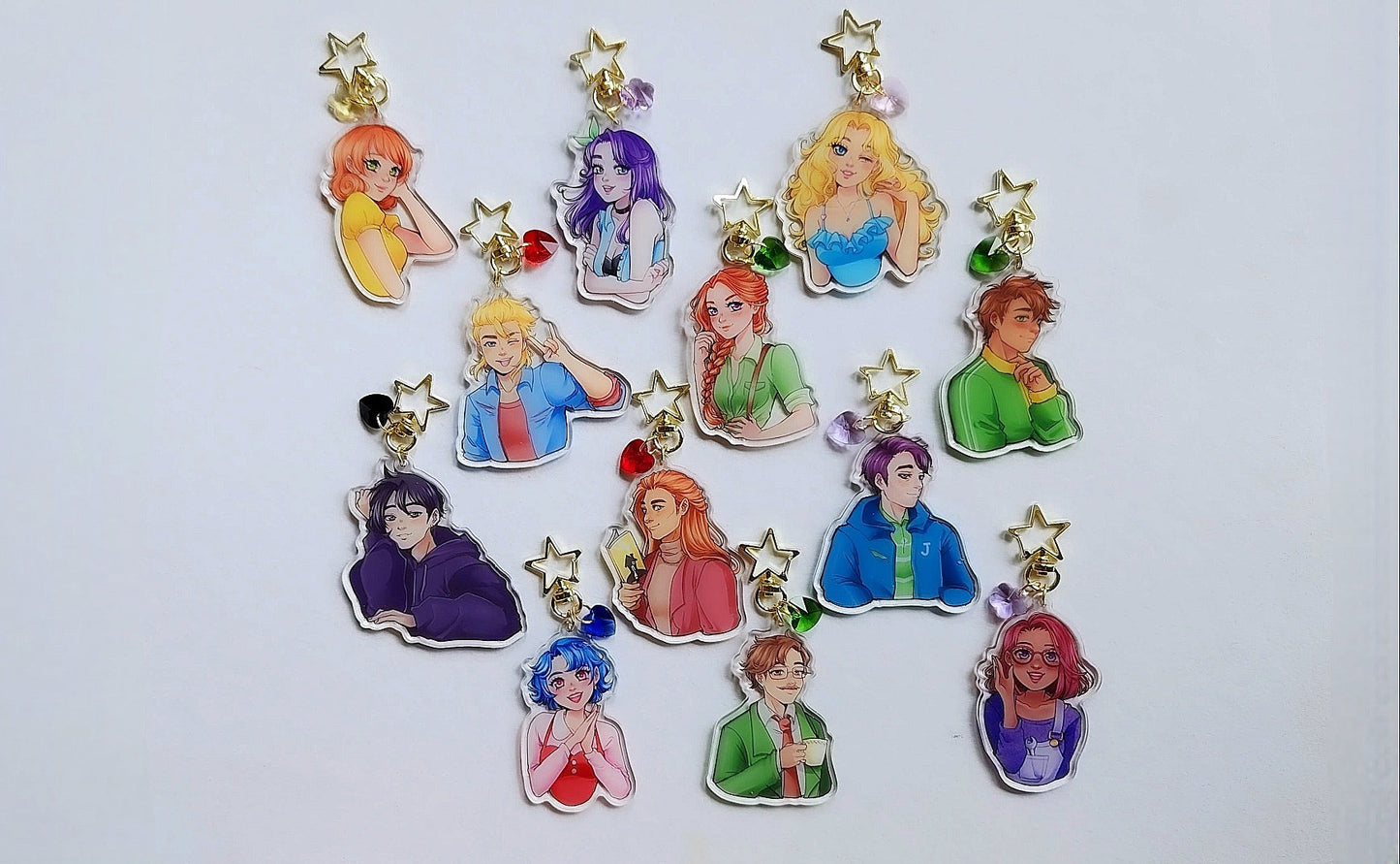 Stardew Valley Inspired Acrylic Keychains | Bachelors and Bachelorettes