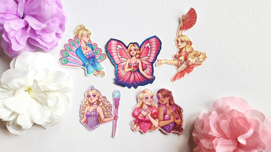 Barbie Doll Princess and Fairy Movie Stickers Vol. 2