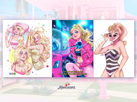 Barbie Doll Movie Prints