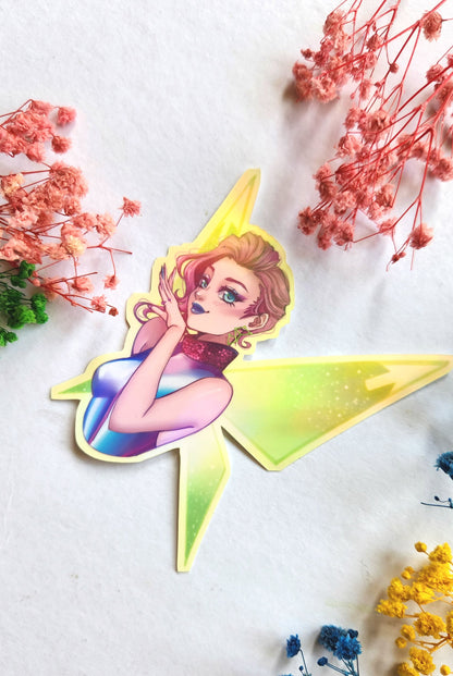 Designer Fairies Holographic Stickers