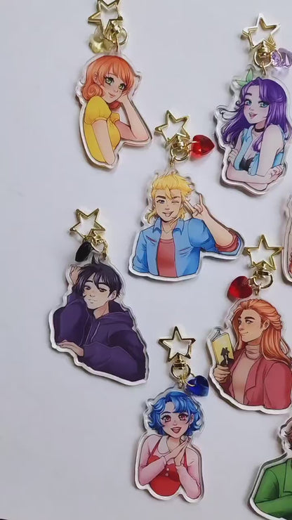 Stardew Valley Inspired Acrylic Keychains | Bachelors and Bachelorettes