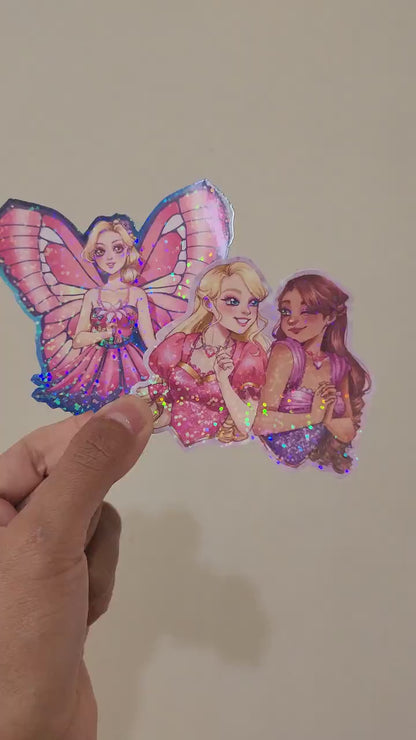 Barbie Doll Princess and Fairy Movie Stickers Vol. 2