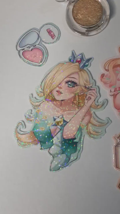 Peach, Daisy & Rosa Makeup Stickers