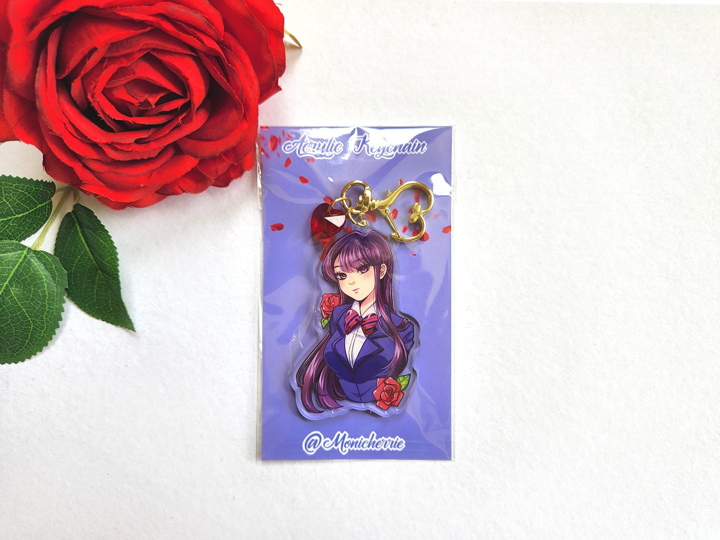 Komi-san Acrylic Keychain
